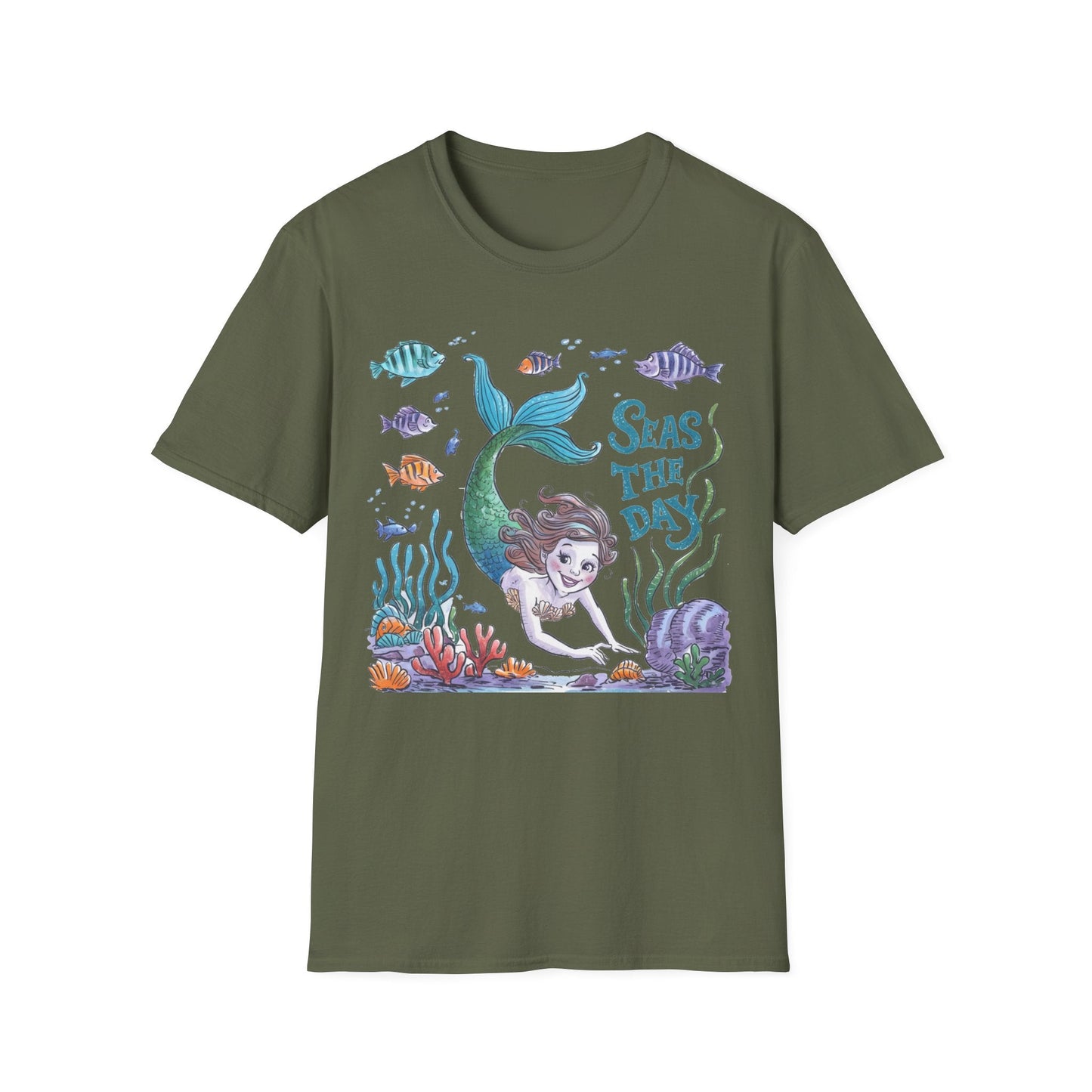 Seas the Day Mermaid T-Shirt