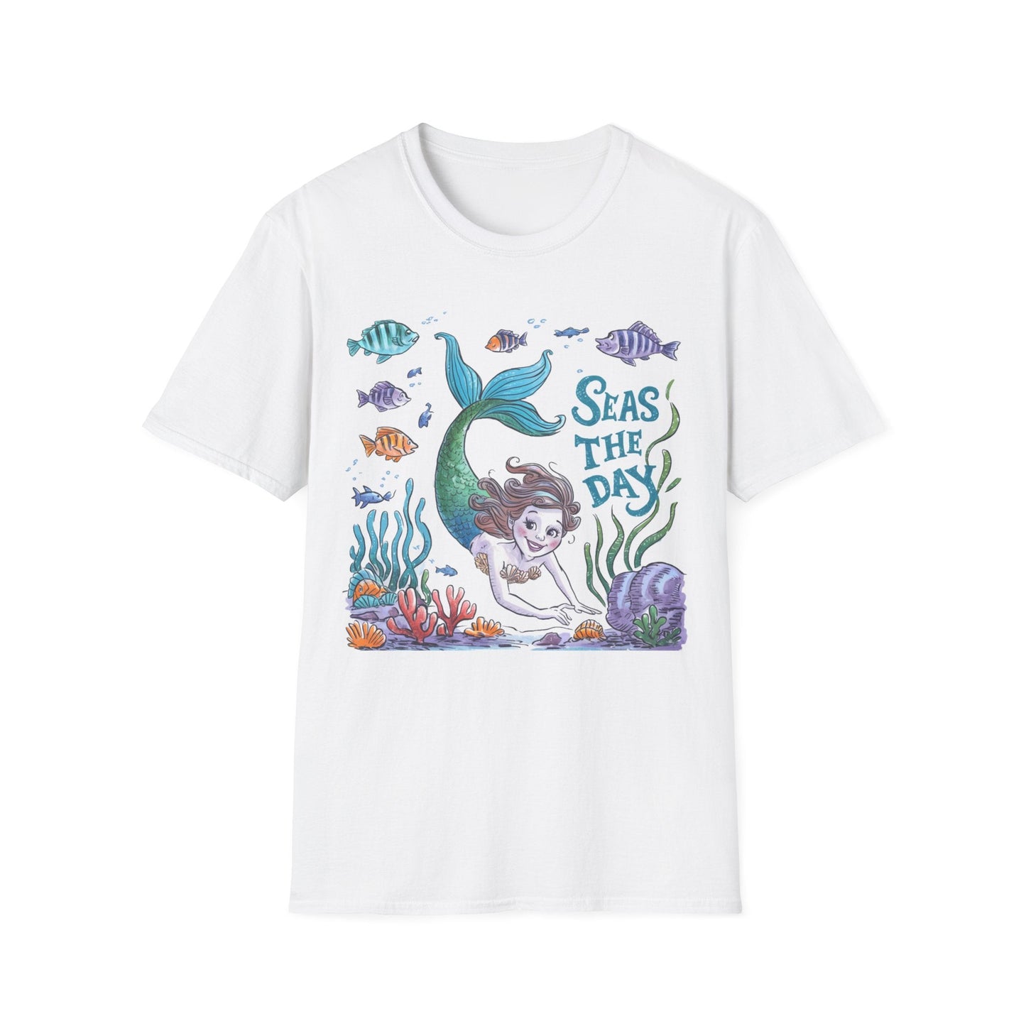 Seas the Day Mermaid T-Shirt